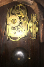 Pendule bois à double mouvements à réviser