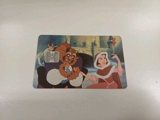 pass Euro Disney Disneyland carte jeu BELLE et Bête 5 u puce SC7 3ème Série 