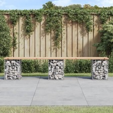 Banc Jardin Design Gabion
