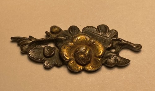 Menuki période edo avec fleur - période,