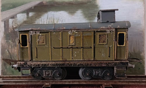 Ancien wagon fourgon - fourgon, à