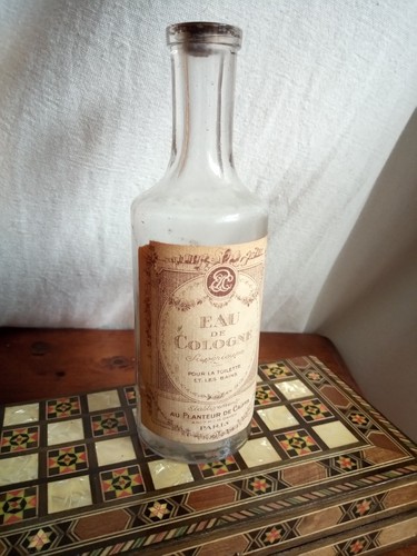 Flacon ancien eau cologne - ancien,