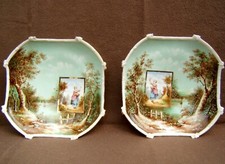 ancienne paire d'assiette