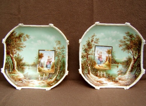 Ancienne paire assiette - ancienne, d'assiette