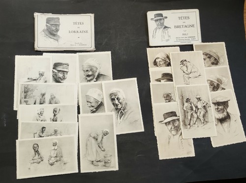 Lot carte illustre - lot, j