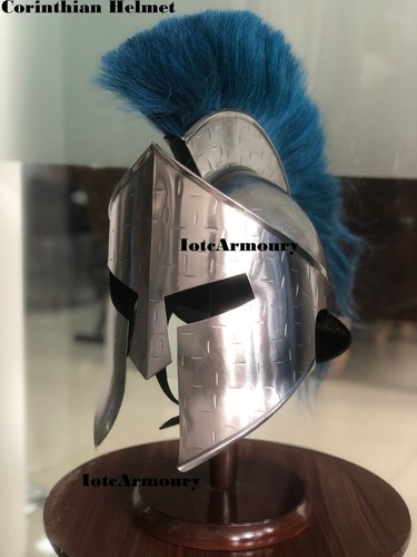 Casque grec spartiate plume