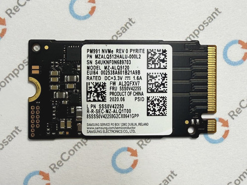 Ssd samsung pm991 - samsung, m.2