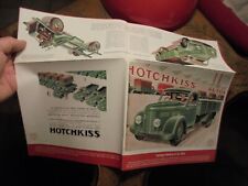 Fac Similé 1993 Catalogue Dépliant Ancien Camion Hotchkiss PL25