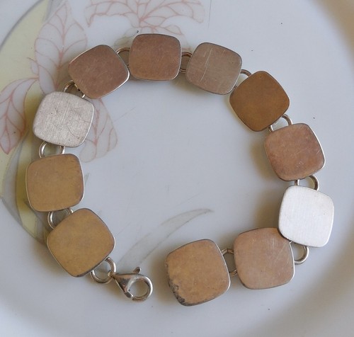 Vintage bracelet articulé - bracelet,