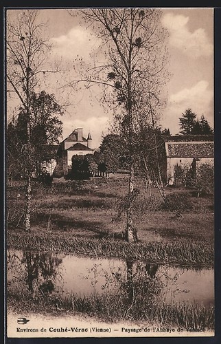 Cpa couhé vérac paysage - cpa, de