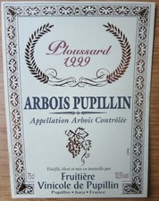 Etiquettes vin FRANCE ARBOIS