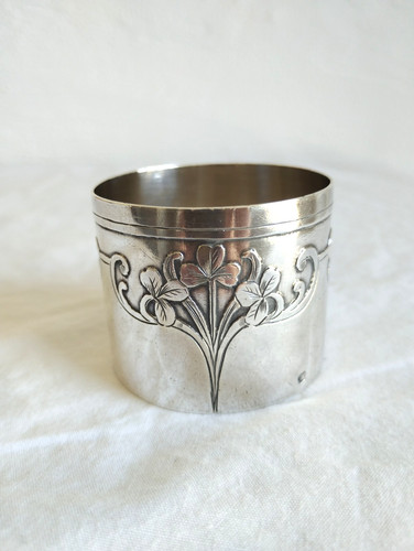 Rond serviette argent - serviette,