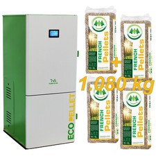 Chaudière à Pellets Automatiquement / 18 Kw Avec 1080 KG de Bois + Réservoir