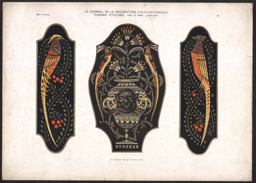 1910 lithographie art nouveau - art,