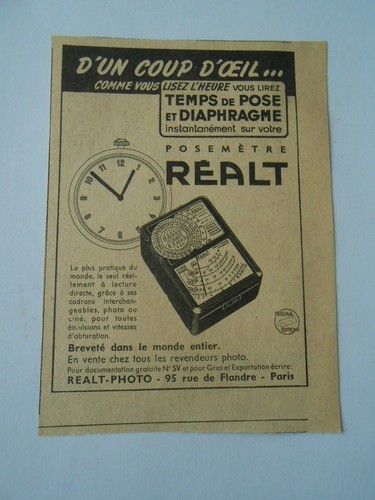 Publicité advertising 1952
