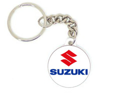 Porte clé badge suzuki moto biker idée cadeaux logo personnalisation gsxr bandit