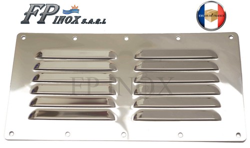 Grille inox 232mm 117mm - inox,