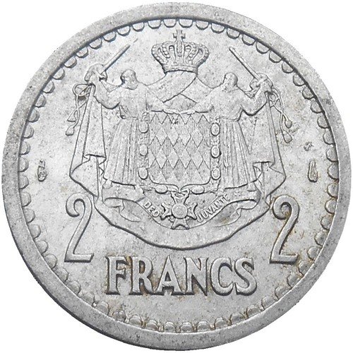 Monaco francs 1943 121 - monaco, km#121