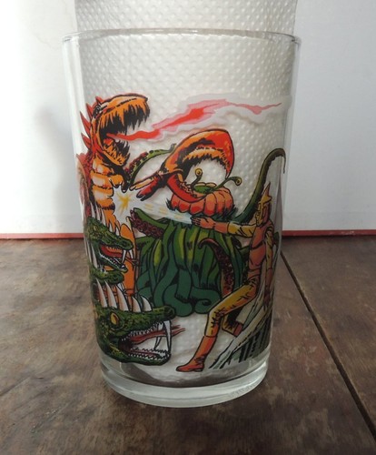 Verre moutarde spectreman 1981 - verre,