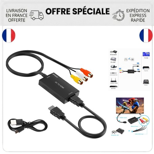 Convertisseur vers hdmi - av,