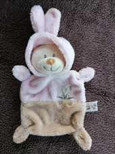 doudou plat ours à capuche