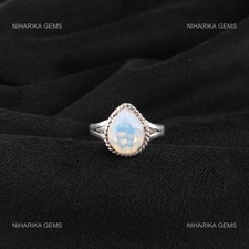 Bague solitaire artisanale 925 - solitaire,