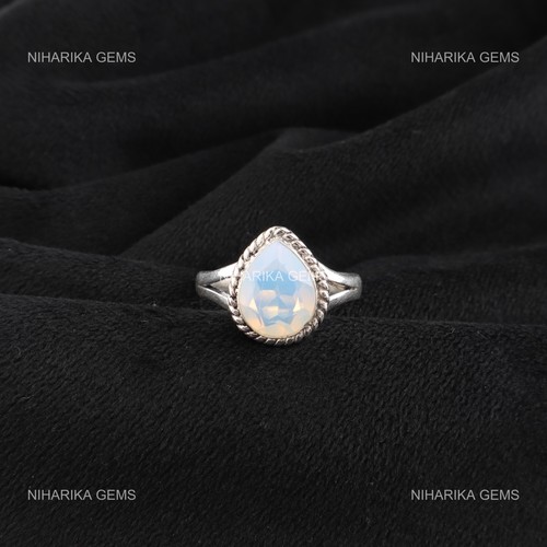 Bague solitaire artisanale - artisanale, 925