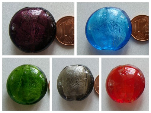 Perles galets 2mm verre - perles,