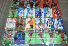 Lot cartes Adrenalyn ligue 1 Guingamp Nancy Ajaccio Troyes Nice cards football 