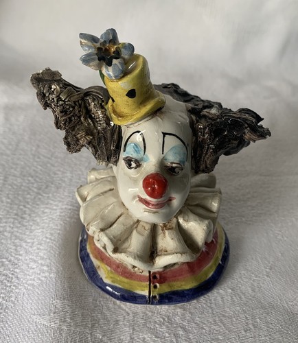 Buste clown vintage en - ,