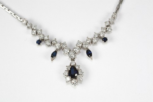 Collier blanc 14 - collier, or