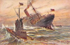 Attaque en anglais. Bateau à