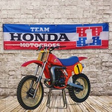2ft x 8ft Team Honda Motocross