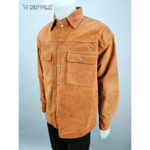 Veste chemise cuir bomb - cuir,