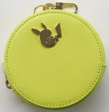 Mini pochette ronde en cuir