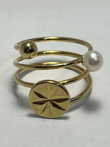 Bague stars dorée misaki - stars,