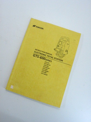 Topcon instructions manuel - topcon,