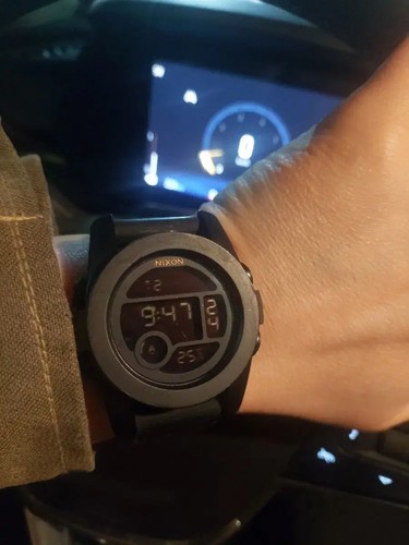 Nixon black digital wristwatch - nixon,