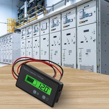 12V-84V LCD Tension Compteur Capacité La Batterie Moniteur Voltmètre Ampèremètre