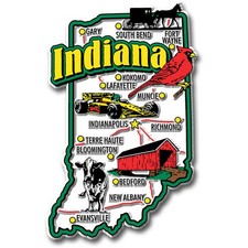 Indiana Jumbo State Magnet by