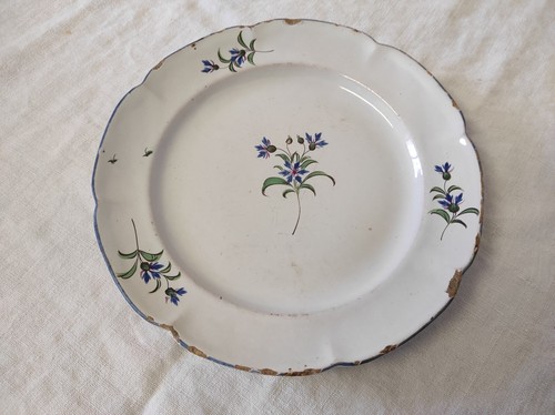 Ancienne assiette décorative - ancienne,