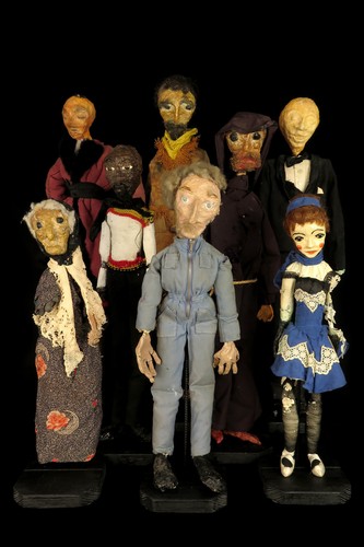 Ancien lot marionnettes - lot,