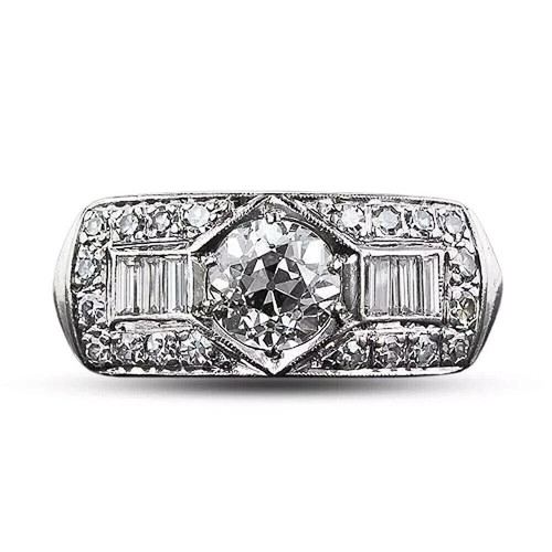 Bague style art - , déco