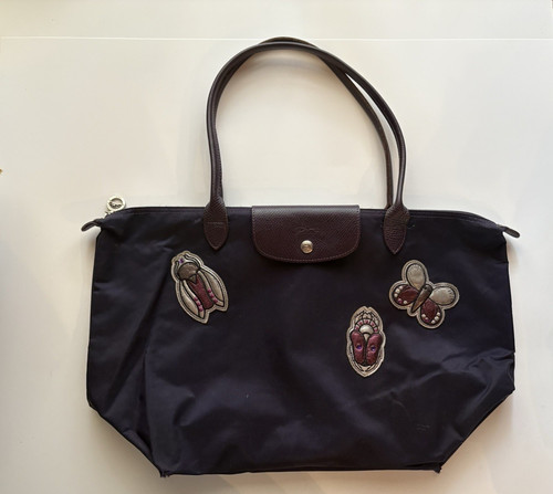 Longchamp purple bag - longchamp,