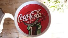 Plateau publicitaire Coca Cola en tôle vintage