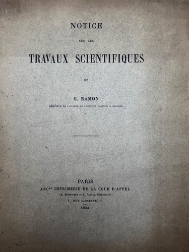 Notice sur les travaux - sur,