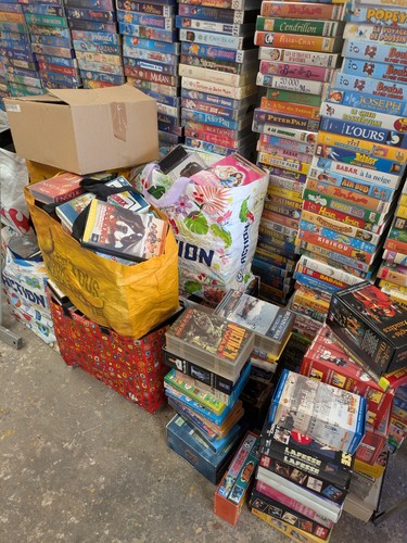 Lot cassettes vidéo vhs - lot,