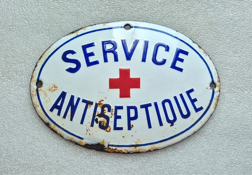 Plaque émaillée utilité - émaillée, d'utilité