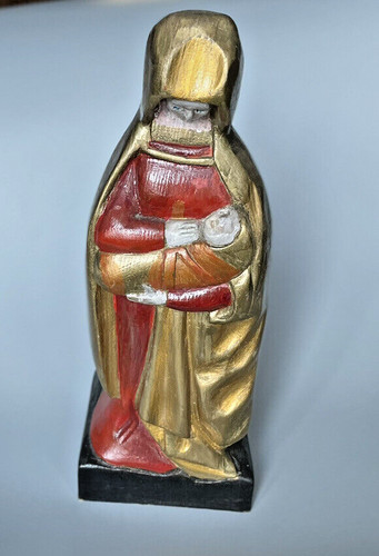 Sculpture vierge enfant - à, l’enfant