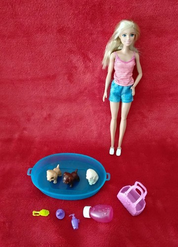 Barbie toilettage des chiots - barbie,